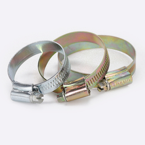 Collier de serrage robuste non perforé de type britannique, métrique/pouce, réglable, 9,7 mm/11,7 mm, en fer galvanisé, tête de rivet britannique - Product Image 6