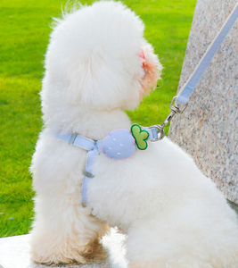 Cute Puppy <strong>Harness</strong> Vest Comfortable Dog <strong>Cat</strong> <strong>Harness</strong> Leash Pet <strong>Harness</strong> Set - Product Image 5