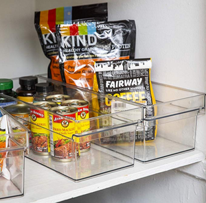 Fridge and Freezer Bins <strong>Organizer</strong> Stackable Food Storage Containers <strong>Drawer</strong> <strong>Organizers</strong> for Refrigerator Freezer&amp;Pantry - Product Image 3