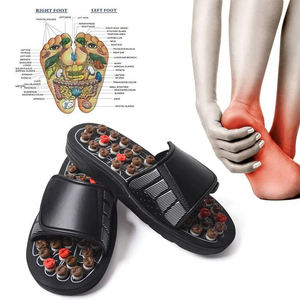 รองเท้าแตะนวดเท้ากดจุดสะท้อนกลับ & รองเท้าแตะสำหรับผู้ชายและผู้หญิง EVA + หนังระบายอากาศกันลื่นขนาด36-45 - Product Image 2
