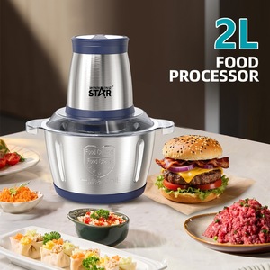 Picadora de carne eléctrica Winning Star de 2L con tazón de acero inoxidable, procesador de alimentos para uso en la cocina - Product Image 2