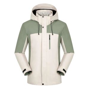 Veste Softshell Homme Imprimée, Doublée Polaire, Imperméable, Coupe-Vent, Chaude et Légère pour Activités de Plein Air, Grande Taille, avec Fermeture Éclair - Product Image 2