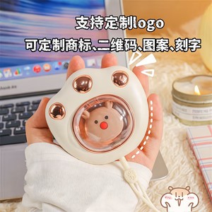 Cat Paw Hand Warmer <b>USB</b> Rechargeable Fast <b>Heating</b> Portable Winter Gift With Overheat Protection - Product Image 1