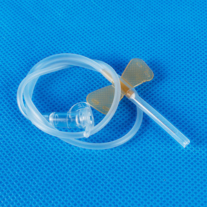 Mejor aguja para venas del cuero cabelludo tipo mariposa de una sola hoja para infusión intravenosa en animales, uso veterinario - Product Image 3