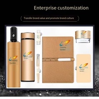 Set de Regalo Empresarial SHANQI 2025: Cuaderno A5 con Cierre Magnético, Batería Externa de 10000mAh, Termo de Acero Inoxidable 304, Bolígrafo USB