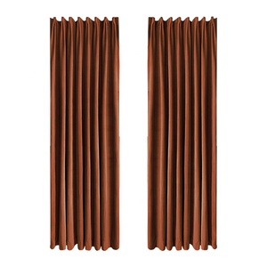 Recommander élégant 100% polyester velours tissu décoré motorisé rideau automatique de scène occultant pour l'école de théâtre d'église - Product Image 3