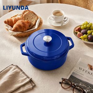 Casserole isolée résistante à la chaleur en acier inoxydable 304 Liyunda pour usage commercial ; Pot chauffant multifonctionnel - Product Image 1
