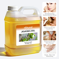 Huile de Jojoba Dorée Bio Pressée à Froid en Gros, 100% Pure et Naturelle, Nourrissante pour la Peau, les Cheveux et les Soins de Massage