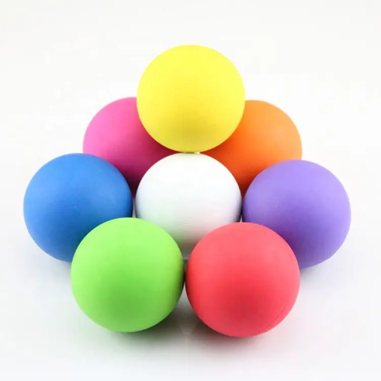 Boules de mousse caoutchouc naturelle, éponge, vente en gros, usine personnalisée, de haute qualité, 50 pièces