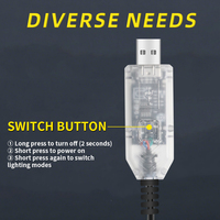 Lumières LED universelles USB Plug and Play pour pare-brise de voiture et camion, yeux de démon pour camions