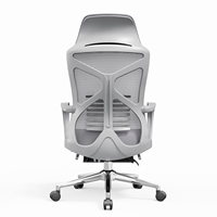 Chaise de bureau confortable avec dossier ergonomique, chaise d'ordinateur pivotante, chaise inclinable pour la pause déjeuner du personnel