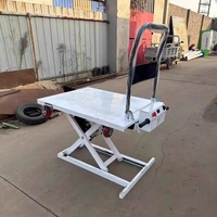 Chariot élévateur hydraulique à quatre roues à profil bas pour zones à accès restreint et espaces à faible hauteur avec support de personnalisation OEM
