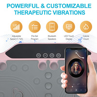 Nouvelle plate-forme de vibration de plaque verticale de machine de vibration de forme physique de corps électrique d'ABS de Crazy Fit pour l'usage à la maison