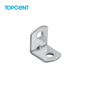 TOPCENT u型钢连接金属支架铝制转角桌腿安装，用于木质高品质角度安装 - Product Image 1