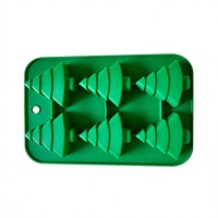 Moule en silicone pour gelée en forme de mini sapin de Noël à 6 cavités