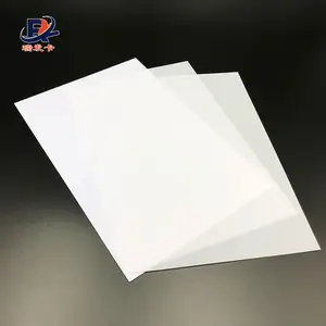 white inkjet printable pvc plastic sheet Laser printing A4 Size no-lamination pvc sheet