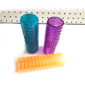 Jouet en peluche pour animaux de compagnie, cylindre à picots, accessoires 15CMTPR, accessoires de dentition en forme de cylindre - Product Image 4