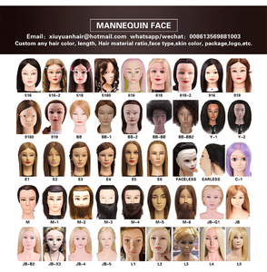 100% косметологии, настоящая человеческая Парикмахерская, Парикмахерская, тренировочная голова, манекен, кукла-манекен, манекен, голова-манекен - Product Image 6