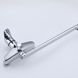 Contemporary Brass Long Neck <strong>Shower</strong> Faucet Suit with Handheld <strong>Rain</strong> <strong>Shower</strong> <strong>Head</strong> Modern Bathroom Accessories for Apartment Use - Product Image 5