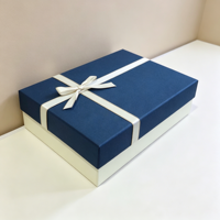 Boîte cadeau magnétique orange de luxe avec ruban blanc, boîte d'emballage personnalisée avec logo pour anniversaire, mariage, cosmétiques, parfum