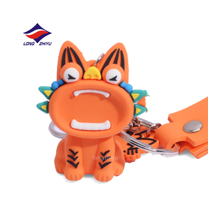 Longzhiyu, fabricant en gros de porte-clés en PVC personnalisés en bois, dessin animé <span class=keywords><strong>2D</strong></span> et 3D, 20 ans d'expérience - Product Image 4