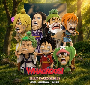Disponibile - Blind Box Originale ONE PIECE Serie Silly Faces - Statuetta Anime Trendy, Giocattolo, Ornamento, Regalo a Sorpresa - Product Image 2