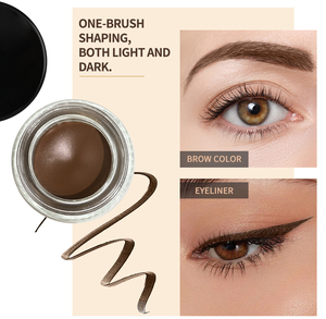 Pomade à sourcils waterproof longue tenue haute pigmentation, <span class=keywords><strong>crayon</strong></span> gel définition pour maquillage des sourcils, marque privée - Product Image 4