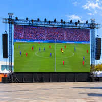 Schermo LED 8K mobile più popolare di DDW, P3.91 per esterni, a noleggio, per zone fan, partite dal vivo, stadi di calcio, display video wall
