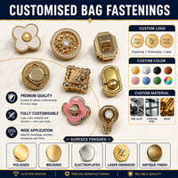Aksesoris Kunci Tas Logam Kustom Grosir untuk Tas Kulit DIY