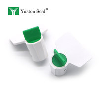 Sceau de sécurité numéroté en plastique pour compteur thermique, inviolable, à verrouillage par torsion, pour eau, gaz, électricité, avec logo personnalisé, vente en gros
