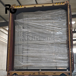 Hàng rào tạm thời di động hàng rào tiêu chuẩn Mỹ Chuỗi liên kết bảng điều khiển 50x50mm hàng rào an toàn tạm thời Chuỗi liên kết hàng rào tạm thời - Product Image 6