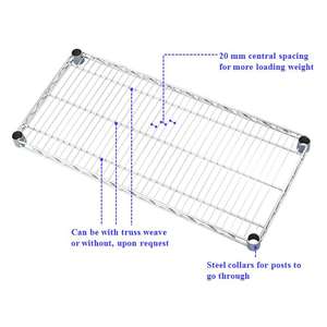Estantes de Almacenamiento de Acero al Carbono de Alta Resistencia de 82 x 48 x 18 Pulgadas, Carros Metálicos con Ruedas de 6 Niveles, Soportes y Estantes Industriales - Product Image 5