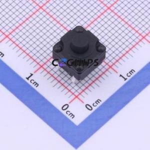 YTS1K0041HBT00 Tactile Switch Through hole Component (THT) Switch 1.8N 8mm 8mm 7.5mm - Product Image 1