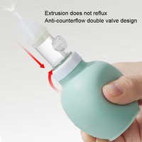 Aspirateur nasal pour bébé à embout en silicone souple, aspirateur nasal portable en TPE pour nourrissons, nettoyeur de nez pour nouveau-nés