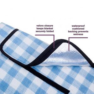 Bulk <b>Large</b> Square Custom Logo Outdoor Folding Carrier Oxford Cloth+PVC Sand Proof Waterproof Lightweight Durable BBQ Picnic - Product Image 6