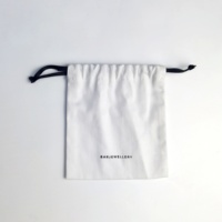 Promotion de stockage Logo personnalisé imprimé cadeau lin bijoux chaussure bio toile tissu tissu coton petit cordon de poussière pochette sac