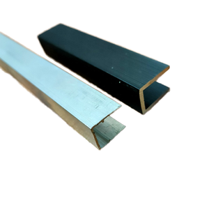 6000 serie <span class=keywords><strong>U</strong></span> canale di estrusione di alluminio <span class=keywords><strong>U</strong></span> Slot & profilo di scherma con piegatura servizi di lavorazione di taglio e saldatura - Product Image 1