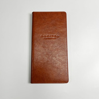 Porte-documents en PU de haute qualité personnalisé, porte-documents de caisse, porte-menu en cuir PU, porte-documents A4