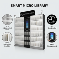 HAUMR Library Holds Locker RemoteLocker LibCabinet Kiosco de autoservicio para entrega y devolución de libros para centros comunitarios