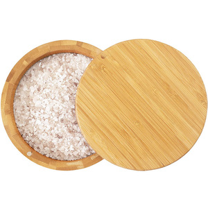 Wooden <b>Spice</b> <b>Jar</b> With Lid For Solid Seasonings Kitchen Use - Product Image 1