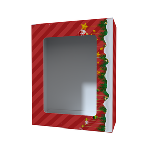 Boîte de papier de noël avec poignée de fenêtre boîte à bonbons savon bougie <span class=keywords><strong>biscuit</strong></span> bonbons <span class=keywords><strong>petit</strong></span> emballage cadeau fête faveurs <span class=keywords><strong>d</strong></span>écor - Product Image 4