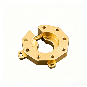 หน้าแปลนยึดแบบแยกชนิด C สำหรับงานกลึง CNC แบบกำหนดเองของ OEM ทำจากทองเหลือง พร้อมระบบล็อค สำหรับงานกลึง งานกัด และงานติดตั้งที่ต้องการความแม่นยำสูง พร้อมเกลียว - Product Image 1