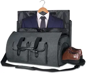 Переносная сумка для одежды, большая спортивная сумка, дорожная сумка для костюма с сумкой для обуви для мужчин и женщин