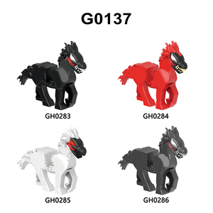 G0137 Serie Superhéroes Mini Figuras de Bloques de Construcción: Monturas de Venom, Riot, Carnage y Caballo - Juguete Educativo de Plástico para Niños - Product Image 2