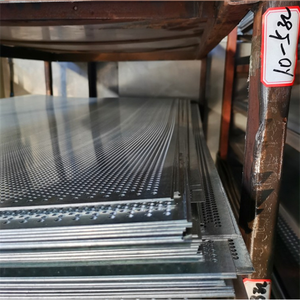 יבוא ויצוא 0.8 מ "מ מחוררים גיליון אלומיניום פלדה רשת חיתוך מותאם אישית עבור יישומי מסנן - Product Image 4