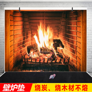 <b>Fire</b> Pit <b>Mat</b> Rectangle 48 Inch Indoor Outdoor Wood Burning Firepit Protection Pad Anti Oil Moisture Proof - Product Image 2