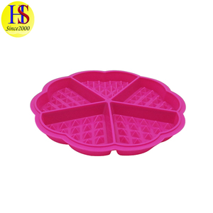Chine Fabricant Silicone Moule À Gaufre Coeur Triangle Silicone Tarte Partie Moule - Product Image 5