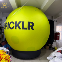 Ballon gonflable géant de pickleball pour la publicité de marque, la publicité commerciale et la décoration