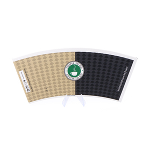Cốc giấy Quạt <span class=keywords><strong>PE</strong></span> tráng cốc giấy fan hâm mộ với logo tùy chỉnh thiết kế cốc giấy nguyên liệu - Product Image 2
