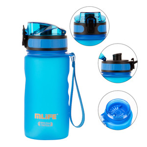 Promotional Multi Color Customized Logo Printing BPA Free Food Grade Juice 350ml Drink Sport Plastic Water Bottle